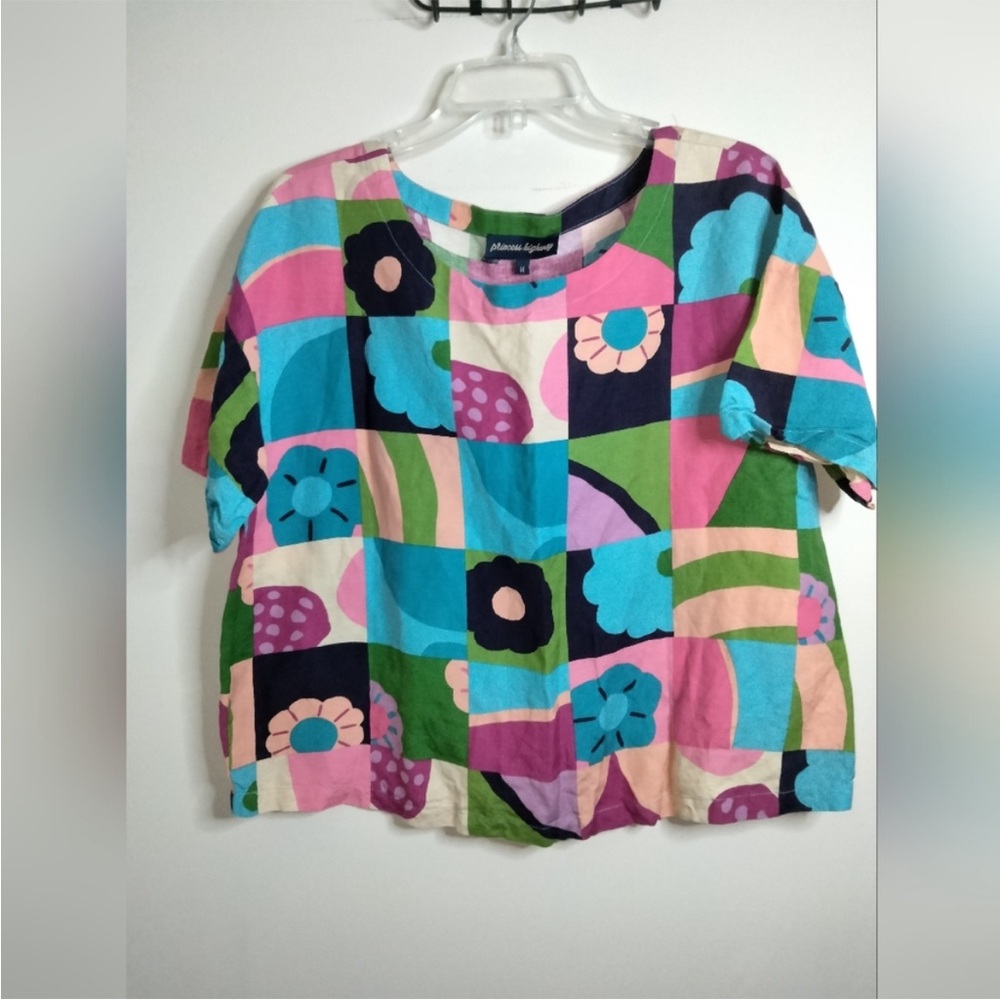 Princess Highway (Size AU14) Multicolor Patchwork Top & Bottom Matching Set - Picture 3 of 15